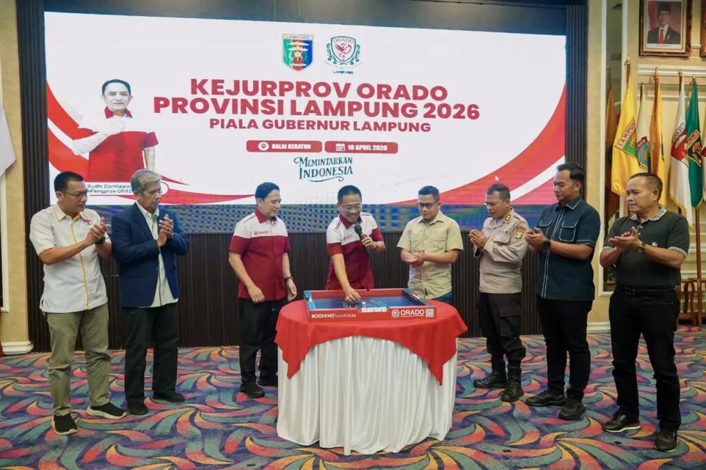 Gubernur Lampung Buka Kejurprov Domino ORADO 2026 untuk Seleksi Kejurnas