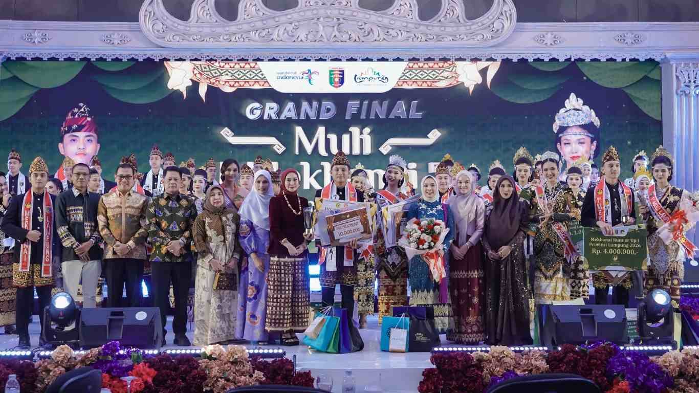 Maura Cantyqa dan Muhammad Davito Terpilih Sebagai Muli Mekhanai Lampung 2026