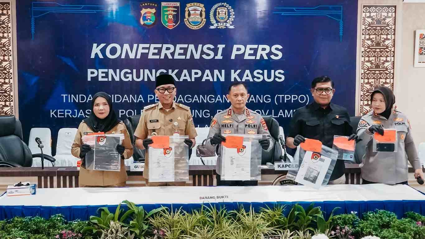 Pemprov Lampung Komitmen Lindungi Anak dari Ancaman Kasus Perdagangan Orang