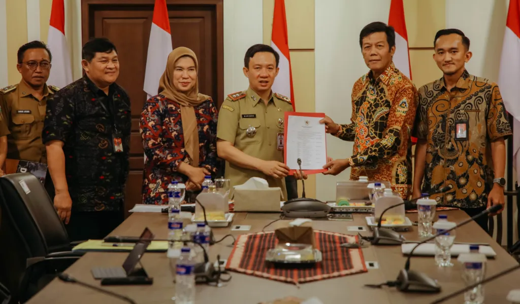 Pemprov Lampung Lakukan Entry Meeting dengan Itjen Kemendagri