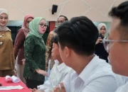 Wagub Jihan Nurlela Dampingi Wakil Menteri Koperasi Farida Farichah Tinjau Uji Kompetensi Manajer Koperasi Merah Putih