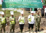 Wagub Jihan Nurlela Groundbreaking Peletakan Batu Pertama Pembangunan Jembatan Perintis Garuda Tahap III-IV