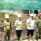 Wagub Jihan Nurlela Groundbreaking Peletakan Batu Pertama Pembangunan Jembatan Perintis Garuda Tahap III-IV