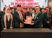 Wagub Jihan Nurlela Hadiri Pelantikan Ketua IDI Lampung Josi Harnos Periode 2025–2028